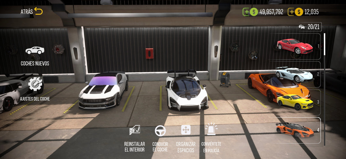 Cuenta 20 coches con un Mustang Dark Horse